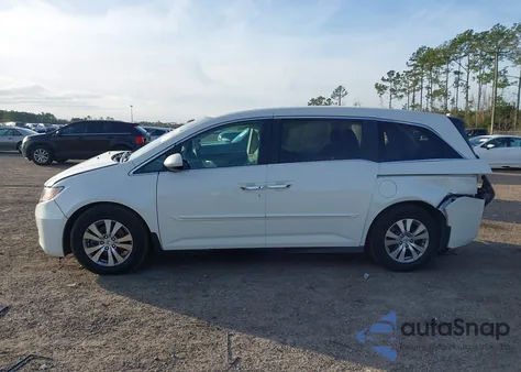2014 Honda Odyssey Ex z USA, uszkodzony, nr VIN 5FNRL5H46EB109395